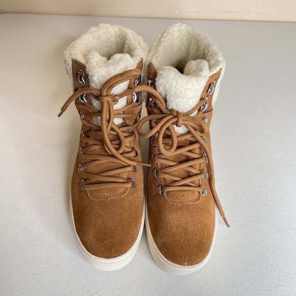 Marc Fisher Darlen Leather Platform Ankle Boots Size 7.5 - Picture 2 of 16